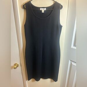 St. John Classic Black Mini Dress